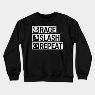 Rage Slash Repeat Crewneck Sweatshirt